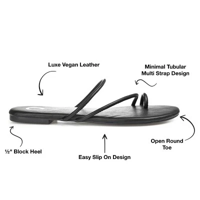 Journee Collection Womens Tanaya Slide Low Block Heel Sandals 9 Journee Collection Womens Tanaya Slide Low Block Heel Sandals - Image 7