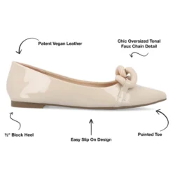 Journee Collection Womens Clareene Slip On Pointed Toe Ballet Flats 21 Journee Collection Womens Clareene Slip On Pointed Toe Ballet Flats -Journee Collection GUEST 02b6c79e 2e55 41d5 b1ec 13450e7126fe
