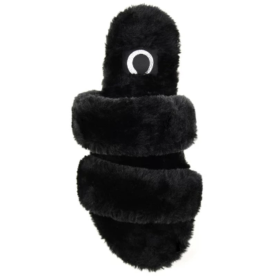 Journee Collection Women's Faux Fur Relaxx Slipper 5 Journee Collection Women's Faux Fur Relaxx Slipper - Image 3