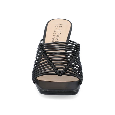 Journee Collection Womens Saskia Tru Comfort Foam Mid Heel Open Toe Pumps 7 Journee Collection Womens Saskia Tru Comfort Foam Mid Heel Open Toe Pumps - Image 5