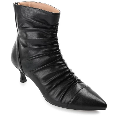 Journee Collection Womens Chevi Pointed Toe Kitten Heel Ankle Booties 12 Journee Collection Womens Chevi Pointed Toe Kitten Heel Ankle Booties - Image 10