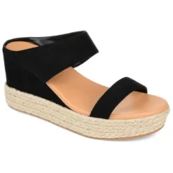 Journee Collection Womens Alissa Tru Comfort Foam Wedge Heel Espadrille Sandals -Journee Collection GUEST 05caa164 eb08 40de 82c0 677f39996b8c