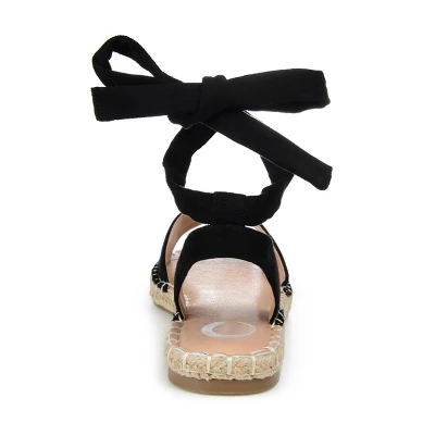 Journee Collection Womens Emelie Tru Comfort Foam Espadrille Flat Sandals 4 Journee Collection Womens Emelie Tru Comfort Foam Espadrille Flat Sandals - Image 2