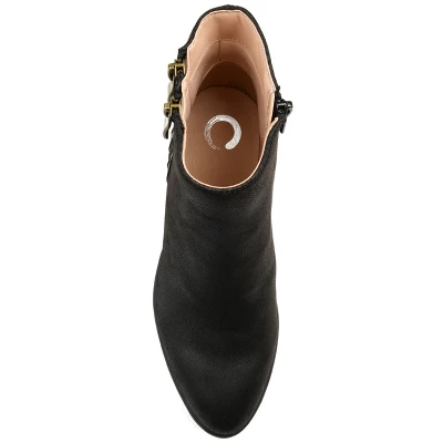 Journee Collection Womens Jayda Inside Zip Stacked Heel Booties 5 Journee Collection Womens Jayda Inside Zip Stacked Heel Booties - Image 3