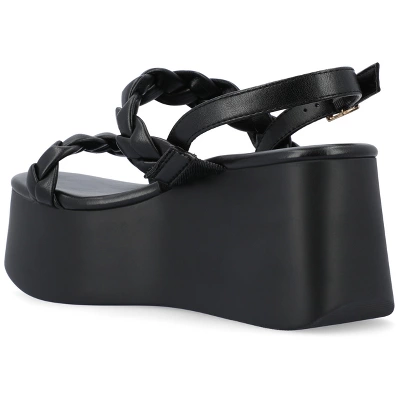 Journee Collection Womens Zannah Tru Comfort Foam Buckle Platform Sandals 8 Journee Collection Womens Zannah Tru Comfort Foam Buckle Platform Sandals - Image 6