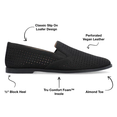 Journee Collection Womens Lucie Tru Comfort Foam Slip On Almond Toe Loafer Flats 9 Journee Collection Womens Lucie Tru Comfort Foam Slip On Almond Toe Loafer Flats - Image 7