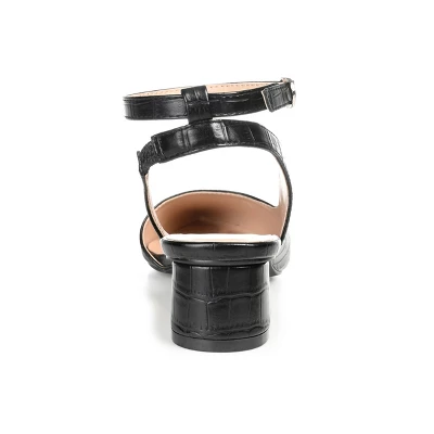 Journee Collection Womens Keefa Pointed Toe Low Block Heel Pumps 4 Journee Collection Womens Keefa Pointed Toe Low Block Heel Pumps - Image 2