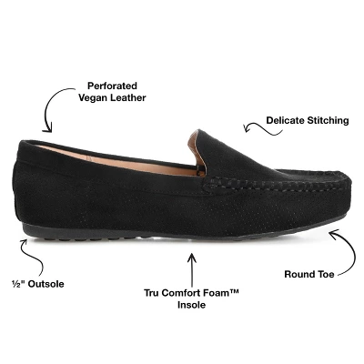 Journee Collection Womens Halsey Comfort Insole Slip On Round Toe Loafer Flats 9 Journee Collection Womens Halsey Comfort Insole Slip On Round Toe Loafer Flats - Image 7