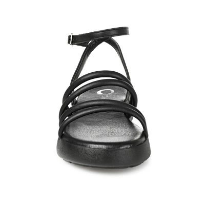 Journee Collection Womens Palomma Tru Comfort Foam Ankle Strap Flat Sandals 7 Journee Collection Womens Palomma Tru Comfort Foam Ankle Strap Flat Sandals - Image 5