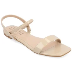 Journee Collection Womens Karren Tru Comfort Foam Pull On Sling Back Flat Sandals -Journee Collection GUEST 07e96095 f118 4b00 87cb 266f7779f7c3