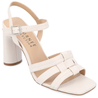 Journee Collection Womens Gibssen Ankle Strap Covered Block Heel Sandals 14 Journee Collection Womens Gibssen Ankle Strap Covered Block Heel Sandals - Image 12