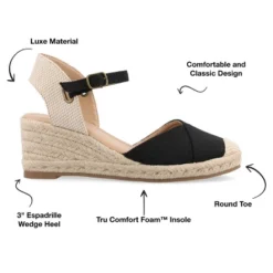 Journee Collection Womens Ashlyn Tru Comfort Foam Wedge Heel Espadrille Sandals -Journee Collection GUEST 0926e958 5799 464b 929f b36be8f6d2aa