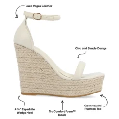 Journee Collection Womens Olesia Tru Comfort Foam Buckle Espadrille Wedge Sandals 20 Journee Collection Womens Olesia Tru Comfort Foam Buckle Espadrille Wedge Sandals -Journee Collection GUEST 09a0ab3e 1d02 4fa6 88d7 527ca51ebf3b