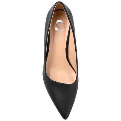 Journee Collection Womens Celica Slip On Kitten Heel Pointed Toe Pumps 5 Journee Collection Womens Celica Slip On Kitten Heel Pointed Toe Pumps - Image 3
