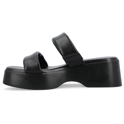 Journee Collection Womens Veradie Tru Comfort Foam Slip On Platform Sandals 3 Journee Collection Womens Veradie Tru Comfort Foam Slip On Platform Sandals