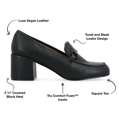 Journee Collection Womens Nysaa Tru Comfort Foam Low Heel Square Toe Pumps 9 Journee Collection Womens Nysaa Tru Comfort Foam Low Heel Square Toe Pumps - Image 7