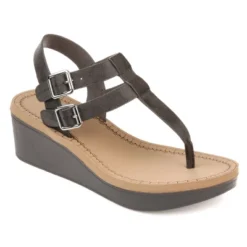 Journee Collection Womens Bianca Tru Comfort Foam Wedge Heel Buckle Sandals 24 Journee Collection Womens Bianca Tru Comfort Foam Wedge Heel Buckle Sandals -Journee Collection GUEST 0ac8e0b9 76de 46b1 9585 51a38df3ef83