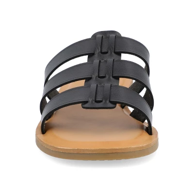 Journee Collection Womens Serrie Tru Comfort Foam Slip On Slide Flat Sandal 7 Journee Collection Womens Serrie Tru Comfort Foam Slip On Slide Flat Sandal - Image 5