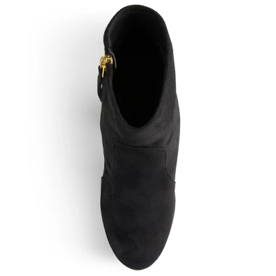 Journee Collection Womens Link Outside Zip Stacked Heel Booties 5 Journee Collection Womens Link Outside Zip Stacked Heel Booties - Image 3