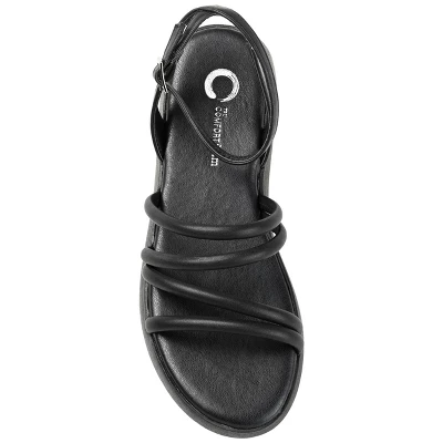 Journee Collection Womens Palomma Tru Comfort Foam Ankle Strap Flat Sandals 5 Journee Collection Womens Palomma Tru Comfort Foam Ankle Strap Flat Sandals - Image 3