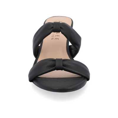 Journee Collection Womens Dyllan Kitten Heel Slip On Open Toe Pumps 7 Journee Collection Womens Dyllan Kitten Heel Slip On Open Toe Pumps - Image 5