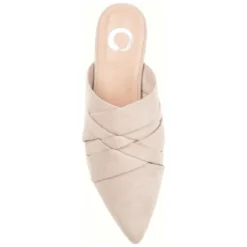 Journee Collection Womens Kalida Slip On Pointed Toe Mules Flats -Journee Collection GUEST 0cc2ec78 b89a 432c bc50 be6a3b67f34b