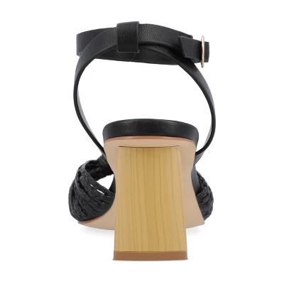 Journee Collection Womens Galinda Tru Comfort Foam Low Block Heel Sandals 4 Journee Collection Womens Galinda Tru Comfort Foam Low Block Heel Sandals - Image 2