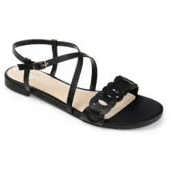 Journee Collection Womens Jalia Multi Strap Flat Sandals -Journee Collection GUEST 0d102dba 0c4a 4248 b34d cc4ca6d0af71