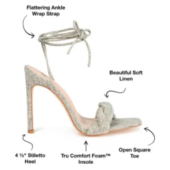 Journee Collection Womens Edelie Tru Comfort Foam Open Toe High Stiletto Pumps Taupe 7 -Journee Collection GUEST 0d673a89 8ab1 41bc ba18 50cb29467902