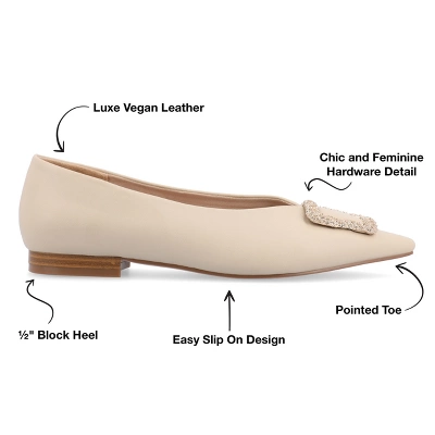 Journee Collection Women's Tru Comfort Foam™ Elowen Flats 8 Journee Collection Women's Tru Comfort Foam™ Elowen Flats - Image 6