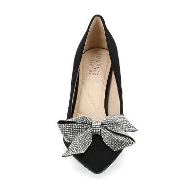 Journee Collection Womens Marcie Tru Comfort Foam Mid Heel Pointed Toe Pumps 7 Journee Collection Womens Marcie Tru Comfort Foam Mid Heel Pointed Toe Pumps - Image 5