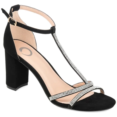 Journee Collection Womens Denali Open Toe Mid Block Heel Pumps 11 Journee Collection Womens Denali Open Toe Mid Block Heel Pumps - Image 9