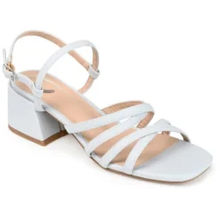 Journee Collection Womens Kempsy Open Square Toe Block Heel Sandals -Journee Collection GUEST 0e9ecb75 83fd 44ac a62d cc5d505f3512