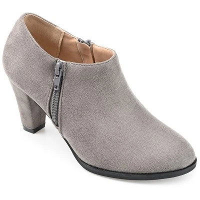 Journee Collection Womens Sanzi Comfort Insole Inside Zip Block Heel Booties 12 Journee Collection Womens Sanzi Comfort Insole Inside Zip Block Heel Booties - Image 10