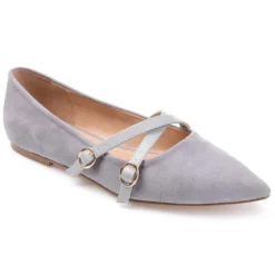 Journee Collection Womens Patricia Slip On Pointed Toe Ballet Flats -Journee Collection GUEST 0f36c027 27e4 48f4 9290 3af39f39dd6b