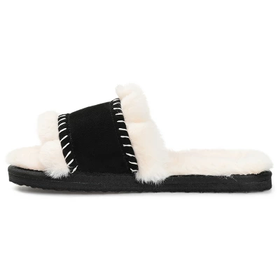 Journee Collection Womens Mardie Tru Comfort Foam Slip On Slide Open Toe Slippers 3 Journee Collection Womens Mardie Tru Comfort Foam Slip On Slide Open Toe Slippers