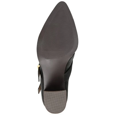 Journee Collection Womens Winsley Tru Comfort Foam Inside Zip Stacked Heel Booties 6 Journee Collection Womens Winsley Tru Comfort Foam Inside Zip Stacked Heel Booties - Image 4