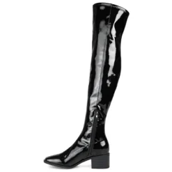 Journee Collection Womens Mariana Tru Comfort Foam Extra Wide Calf Block Heel Over The Knee Boots