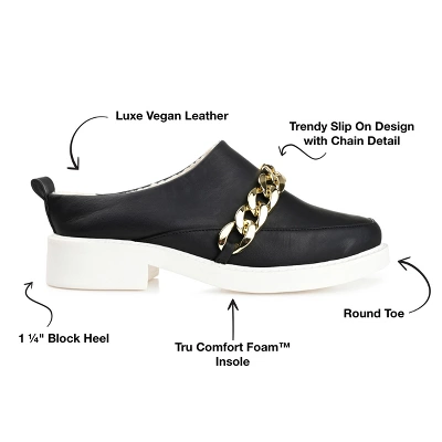 Journee Collection Womens Sheah Mules Round Toe Slip On Flats 9 Journee Collection Womens Sheah Mules Round Toe Slip On Flats - Image 7