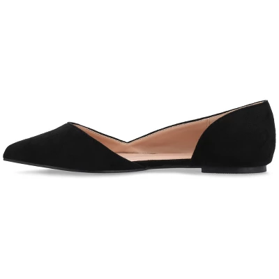 Journee Collection Womens Ester Slip On Pointed Toe D'Orsay Flats 3 Journee Collection Womens Ester Slip On Pointed Toe D'Orsay Flats