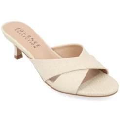 Journee Collection Womens Berkly Kitten Heel Slip On Open Toe Pumps -Journee Collection GUEST 12fa02d1 a7d3 400c a096 0533aaacea50