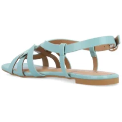 Journee Collection Womens Alorra Tru Comfort Foam Buckle Flat Sandals -Journee Collection GUEST 131b12c7 5bcf 4860 9820 eaba920f2b3c