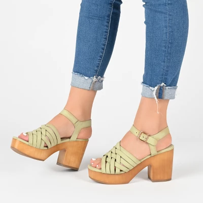 Journee Collection Womens Addisyn Tru Comfort Foam Woven Detail Clog Sandals 10 Journee Collection Womens Addisyn Tru Comfort Foam Woven Detail Clog Sandals - Image 8