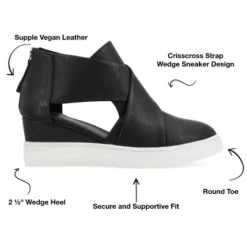 Journee Collection Womens Seena Round Toe Back Heel Zip Wedge Sneakers 21 Journee Collection Womens Seena Round Toe Back Heel Zip Wedge Sneakers -Journee Collection GUEST 13423e3a 6bdd 461c 8416 58013e9f8c18