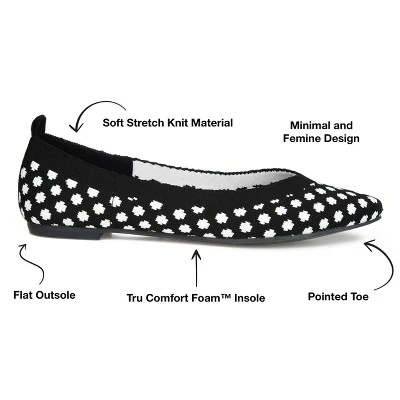 Journee Collection Womens Tayleen Tru Comfort Foam Slip On Pointed Toe Ballet Flats 9 Journee Collection Womens Tayleen Tru Comfort Foam Slip On Pointed Toe Ballet Flats - Image 7