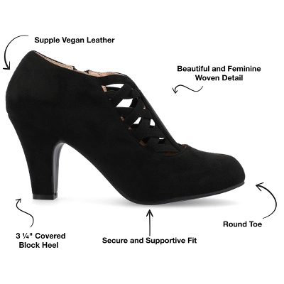 Journee Collection Womens Piper Inside Zip Block Heel Booties 9 Journee Collection Womens Piper Inside Zip Block Heel Booties - Image 7