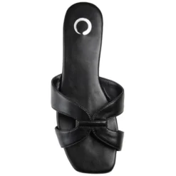 Journee Collection Womens Taleesa Slide Flat Sandals -Journee Collection GUEST 1452a8e0 fe2f 4ab3 8f3c 411bc46efe2e