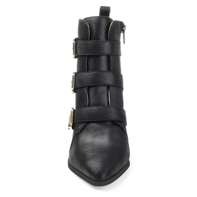 Journee Collection Womens Winsley Tru Comfort Foam Inside Zip Stacked Heel Booties 7 Journee Collection Womens Winsley Tru Comfort Foam Inside Zip Stacked Heel Booties - Image 5