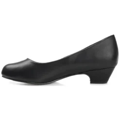 Journee Collection Womens Saar Comfort Insole Round Toe Kitten Heel Pumps