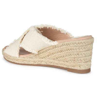 Journee Collection Womens Shanni Tru Comfort Foam Wedge Heel Espadrille Sandals 8 Journee Collection Womens Shanni Tru Comfort Foam Wedge Heel Espadrille Sandals - Image 6